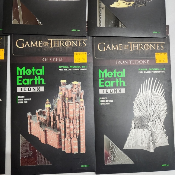 NEW Metal Earth ICONX Kits DROGON ST SIGIL SILENCE IRON THRONE RED KEEP MOUNTAIN - Picture 3 of 9